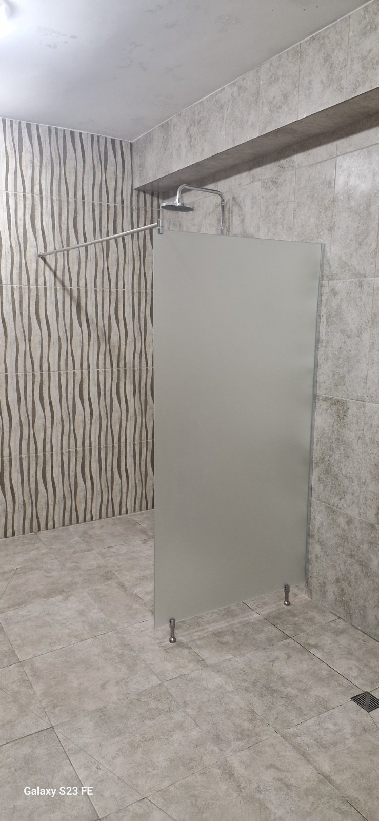 плиточные и сантехнические работы в душевой